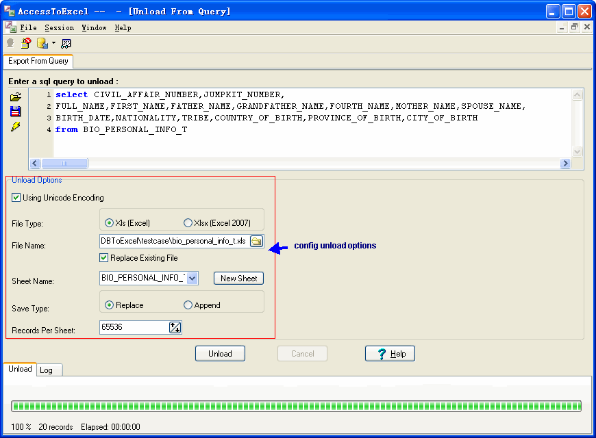Export data from Access To Excel - export Access query
