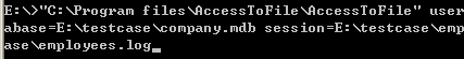 Export data from Access To file - Command line and automate