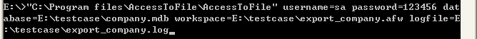 export Access to CSV/TXT batch