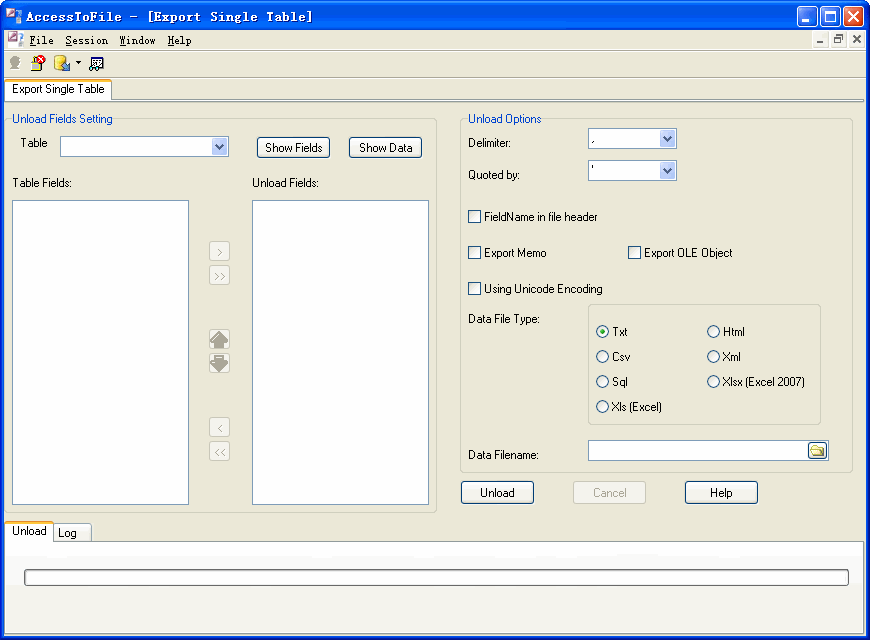 Export data from Access To Csv (Txt) - export Access table form