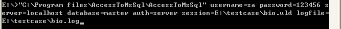 Automate Sql Server import Access - session