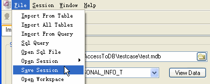 Convert Access to MS Sql Server - sava/load session