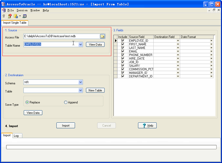 Migrate Access To Oracle - open Access