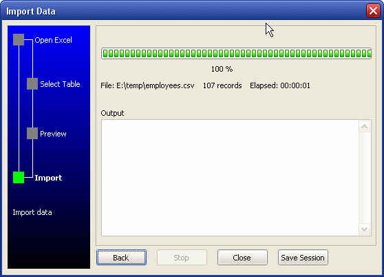 Copy CSV Data To Access - import