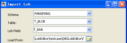 import/export db2 blob data