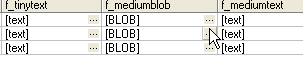 Mysql LOB Data Editor - show lob data