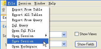Export data from Mysql to Excel - sava/load session