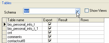 Export data from Mysql to Excel - Export all tables