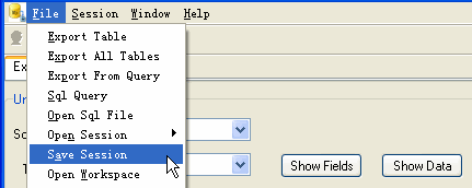 Export data from Mysql To Csv - sava/load session