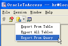 Export Oracle Query Results To Access - start
