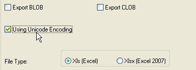 Export data from Oracle to Excel - easy config