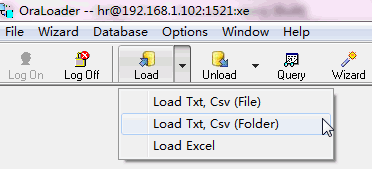 Bulk Import CSV files To Oracle - start