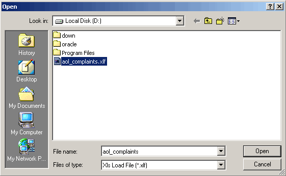 Oracle Import/Export Tool - open session