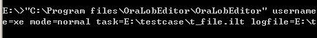 import/export Oracle blob data, command line, scheduled
