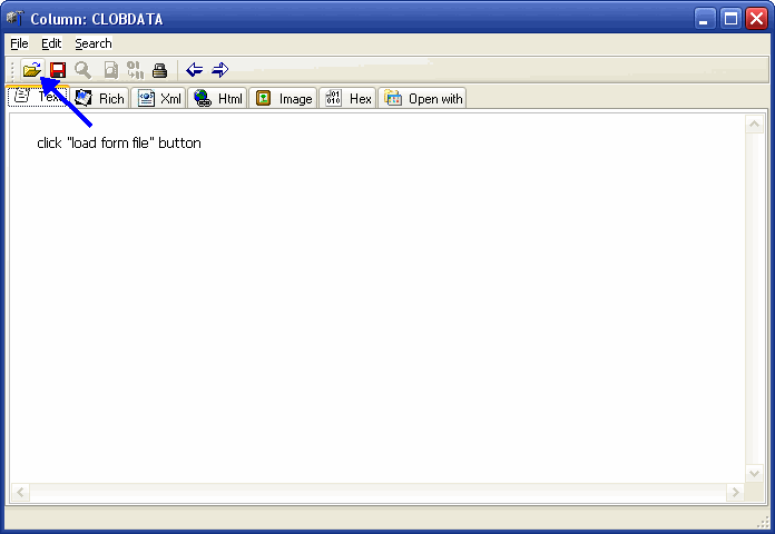 load lob from file