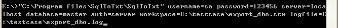 Automate Sql Server export task - workspace