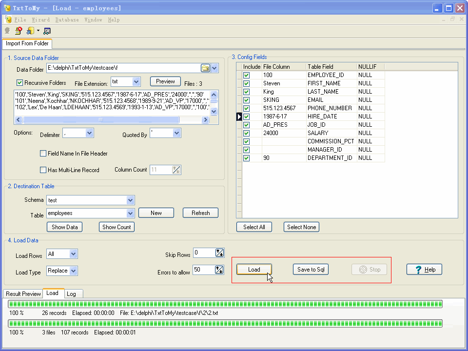 Bulk Import Data From CSV Files To Mysql - import data