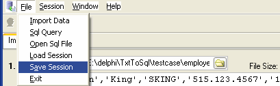 Import Data From Csv To Sql Server - sava/load session, click for detail