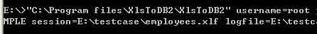Import Data From Excel To DB2 - DB2 import Excel command line