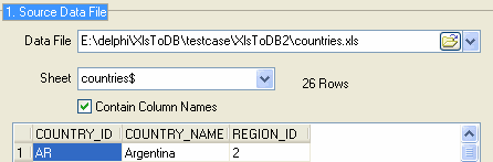 Import data from Excel To DB2 - easy config