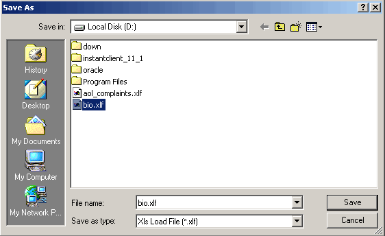 Import Data From Excel To DB2 - save session