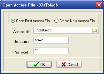 Import Data From Excel To Access - logon to access