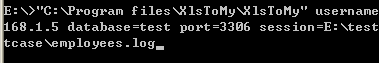 Mysql import Excel command line