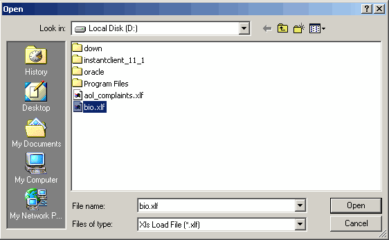 Import Data From Excel To Mysql - load session file