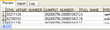 Preview for importing Excel To Mysql