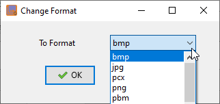 Batch Convert Image Files - change format