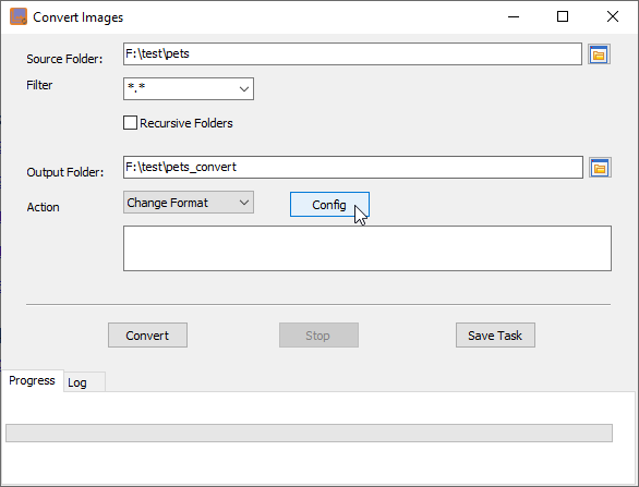 Batch Convert Image Files - convert form