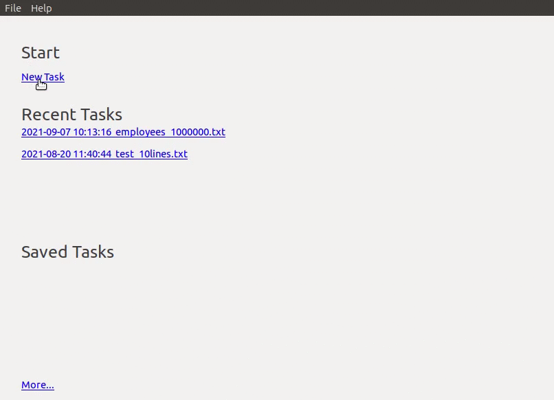 split large LOG file in Linux - new task