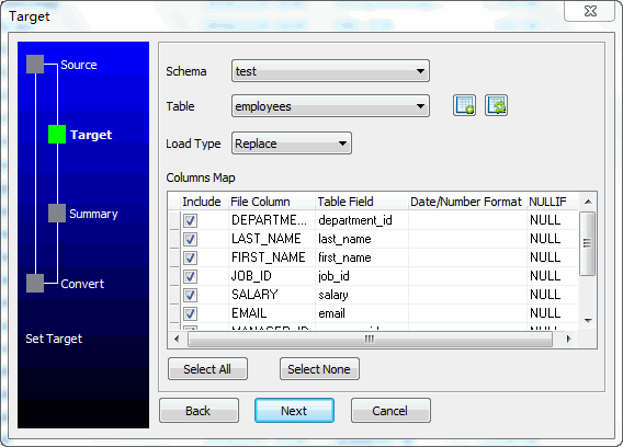 Import Data From Csv (Txt) To Oracle - select table