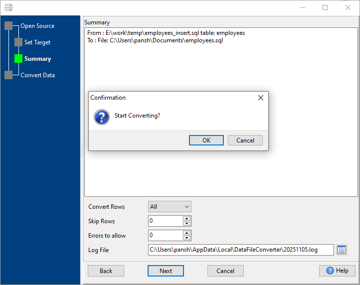 SQL Insert to Update - Summary