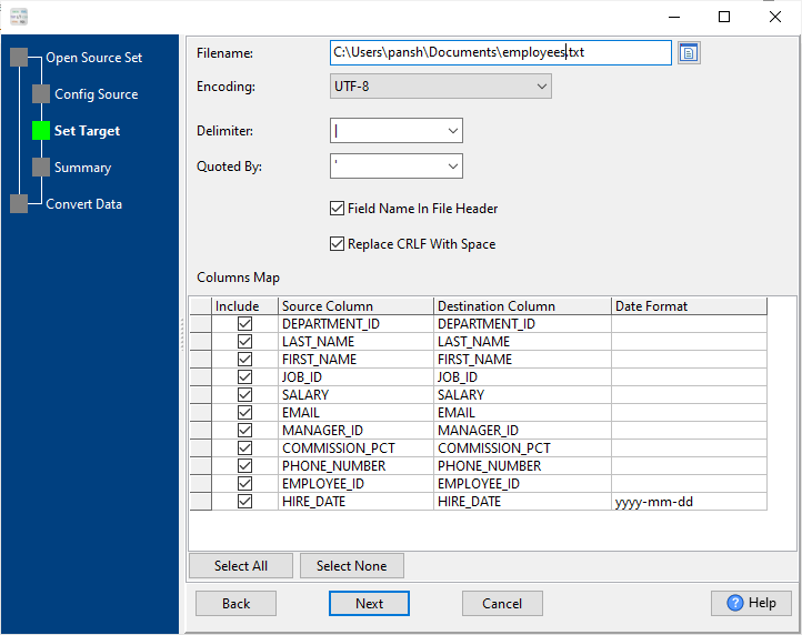 Merge multiple XML files into one TXT file - config TXT files