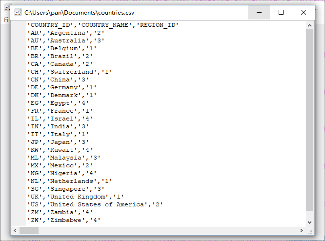 convert JSON Lines to Csv file - view  Csv file