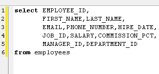 database export to files - export query