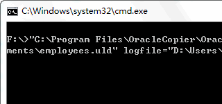 copy data from one Oracle database to another - Command line