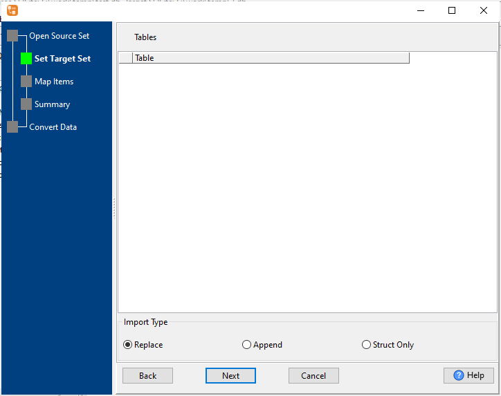 Create DBF from Access