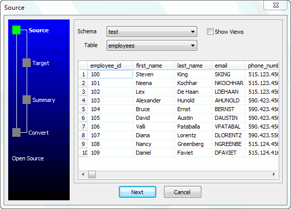 Copy SQL Server data from table to table - Open Source