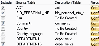 Oracle convert to MySQL - batch convert tables