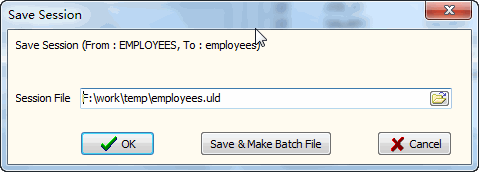 Convert SQLite to SQL Server - save session