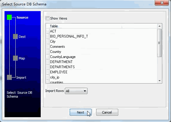 Batch convert data from Access tables to PostgreSQL tables - Open Source schema