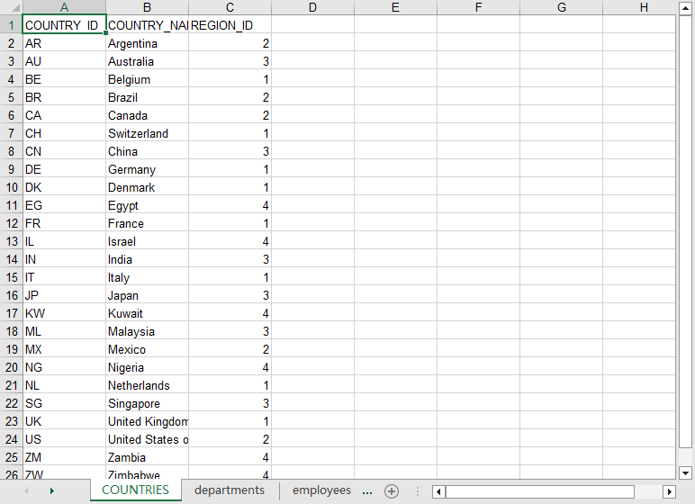 Export data from Access  Tables To Excel workbook sheets - view Excel file