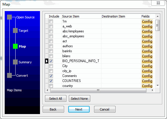 Export data from Access Tables To Files - enter data folder