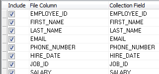 DBF convert to MongoDB - convert table to collection