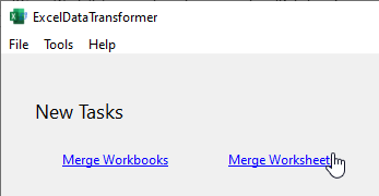 Merge Excel sheets in one Excel file into one sheet - start