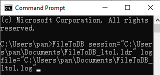 Import data from files to databases - Command line