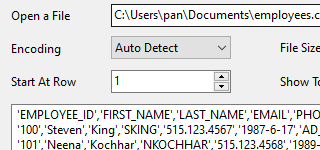 Import Data From File To Database - easy config