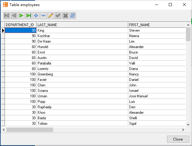 Copy Data From CSV File To DBF  (dBase, FoxBase, FoxPro) - view data